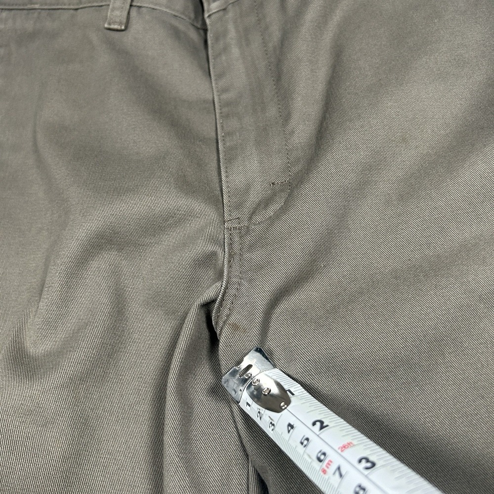 Vintage Lee Chino Pants Men's Size 32x30(32x28) Beige Barrel Wide Leg Fit - Picture 16 of 16